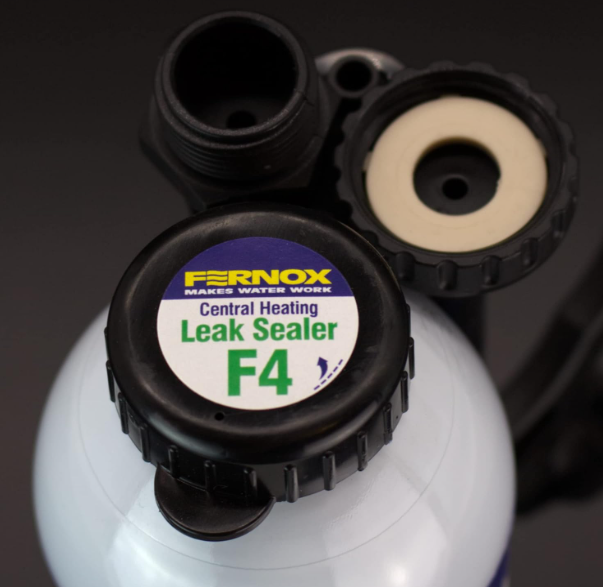 Fernox F4 Express Leak Sealer 400ml Aersol Can Reduces Small Leakage From Your Heating System Of 130 Litres