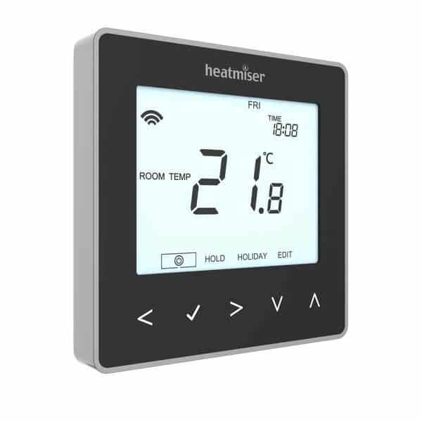 Heatmiser NeoStat Programmable Electric Underfloor Heating Thermostat Works with the NeoHub for Smart Control Alexa Google Assistant and Apple Home Kit