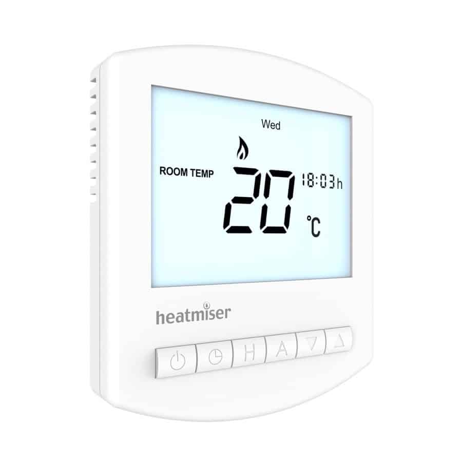 Heatmiser Slimline Programmable Water and Central Heating Thermostat