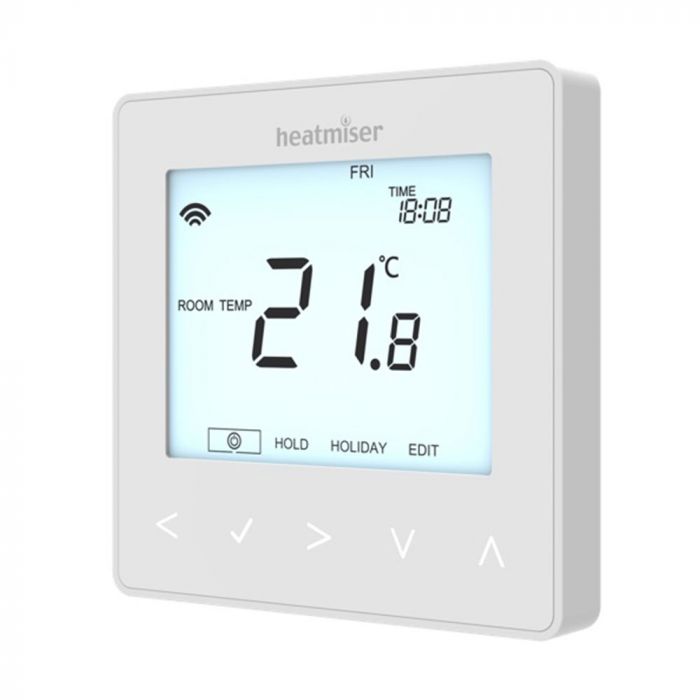 Heatmiser neoStat HW Hot Water Programmer – Glacier White