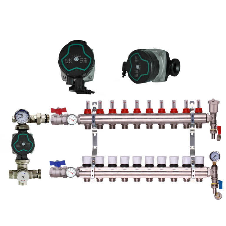 Premium Underfloor Heating Manifold Pack Including Bastion 