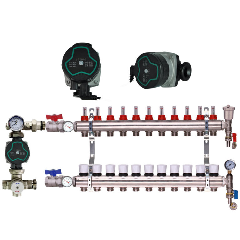 Premium Underfloor Heating Manifold Pack Including Bastion 