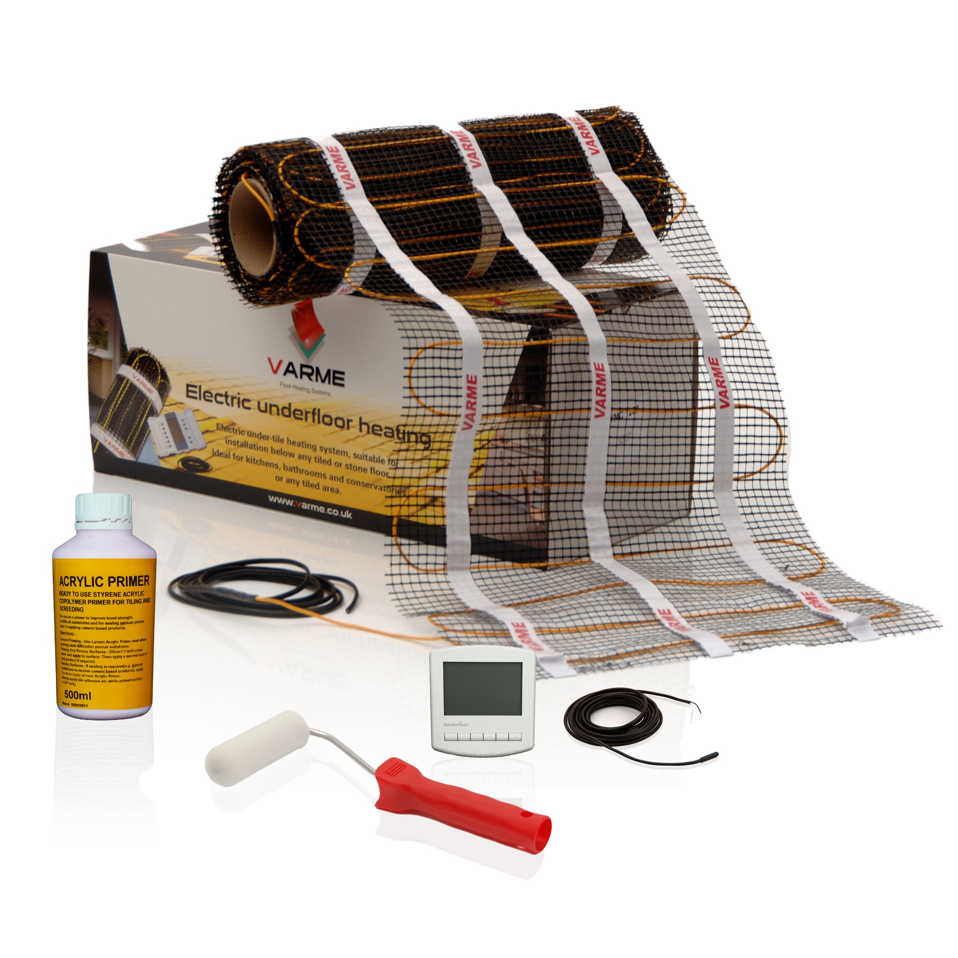 Varme 150W/m² Electric Underfloor Heating Cable Mat System