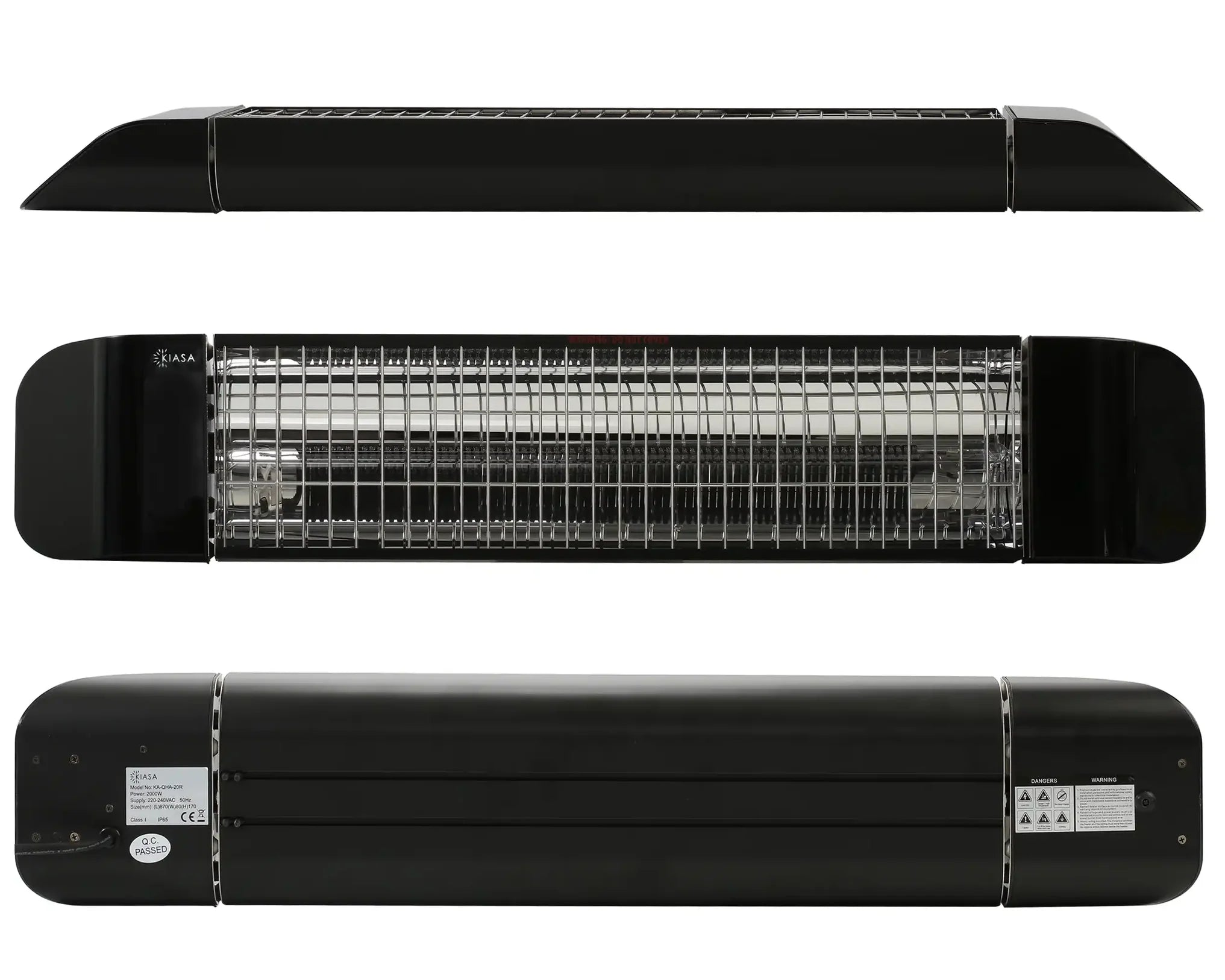 Sona Vybe 2400W Smart Wi-Fi Infrared Patio Heater With Bluetooth Speaker