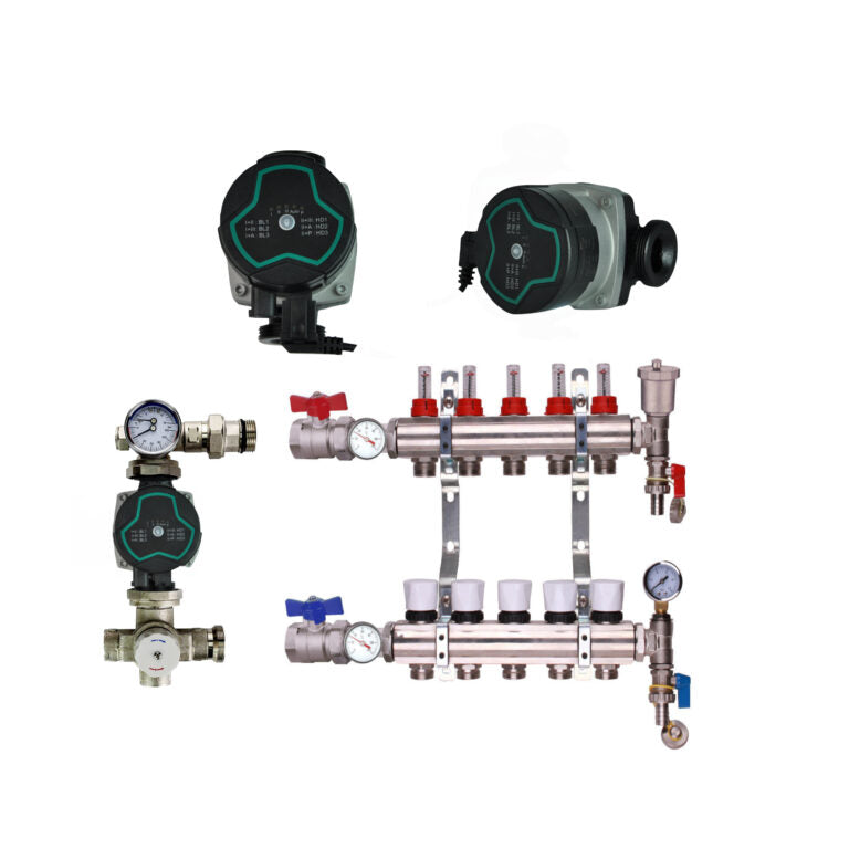Premium Underfloor Heating Manifold Pack Including Bastion 