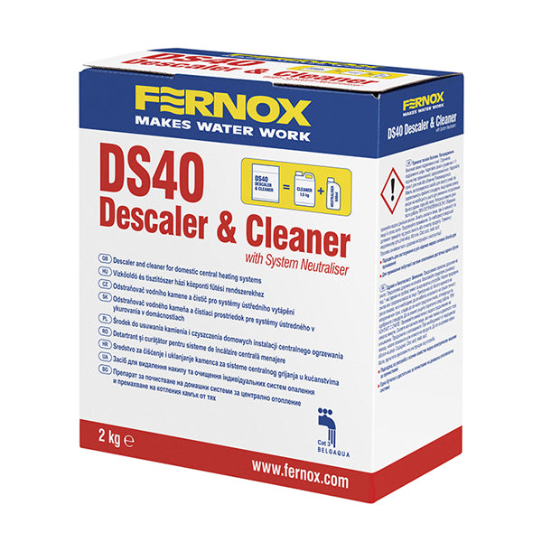 Fernox DS40 System Cleaner & Descaler | Remove Limescale & Sludge (Powder)