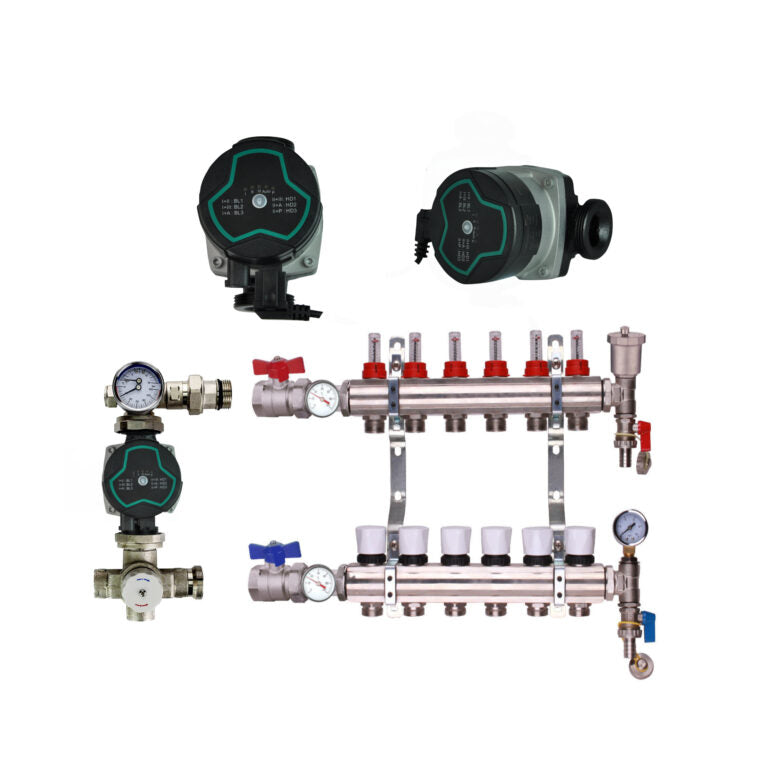 Premium Underfloor Heating Manifold Pack Including Bastion 