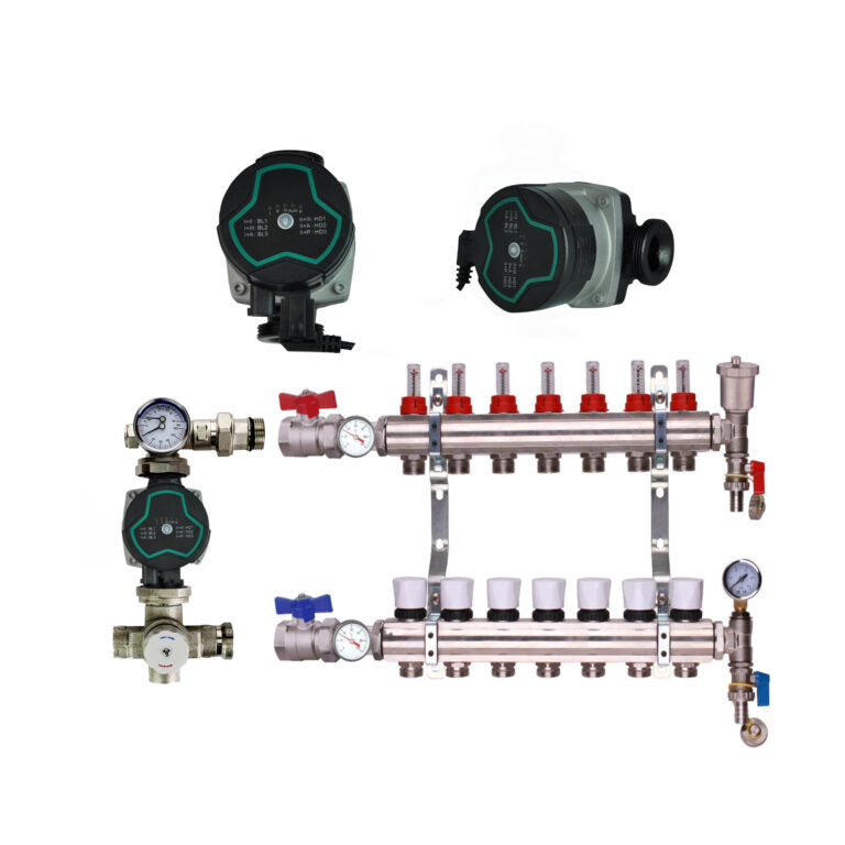 Premium Underfloor Heating Manifold Pack Including Bastion 
