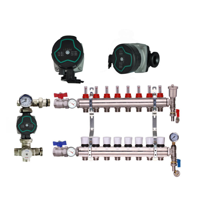 Premium Underfloor Heating Manifold Pack Including Bastion 