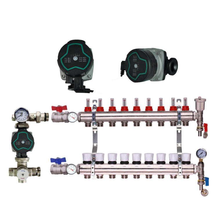 Premium Underfloor Heating Manifold Pack Including Bastion 