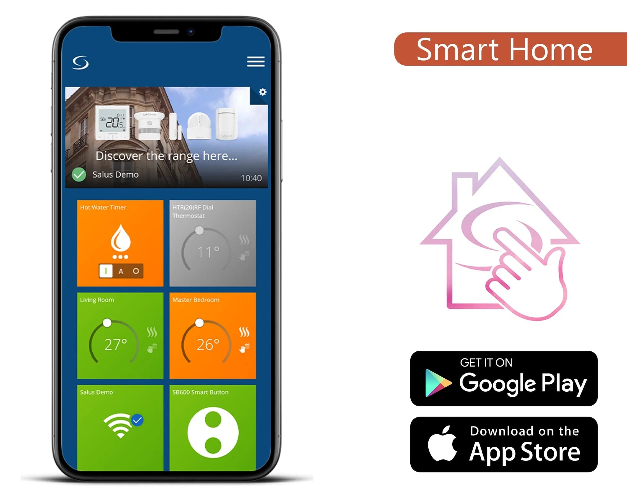 Salus Quantum Thermostat - SQ610-RF