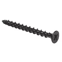 EXTERIOR-TITE® 4.5 x 50mm Pz Csk Screw - Black (200)