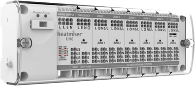 Heatmiser UH6 Wiring Centre – 6 Zone Control for 230V Underfloor Heating Systems